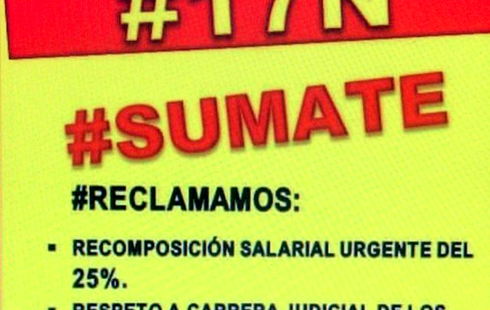 Los judiciales van al paro por descontento con el aumento del 5%