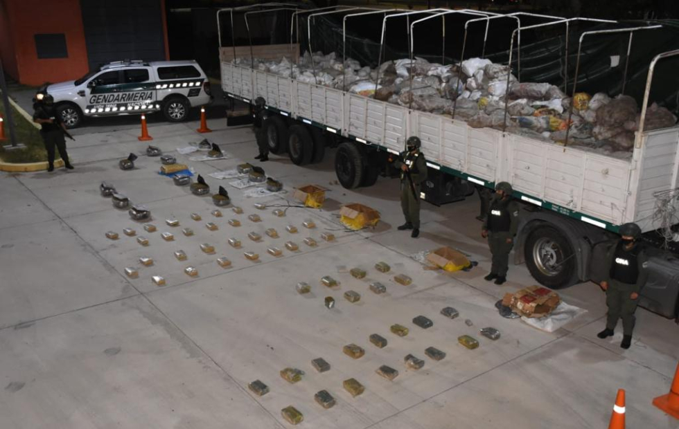 Gendarmería Nacional incautó casi 200 kilos de marihuana en San Luis que salieron de Formosa