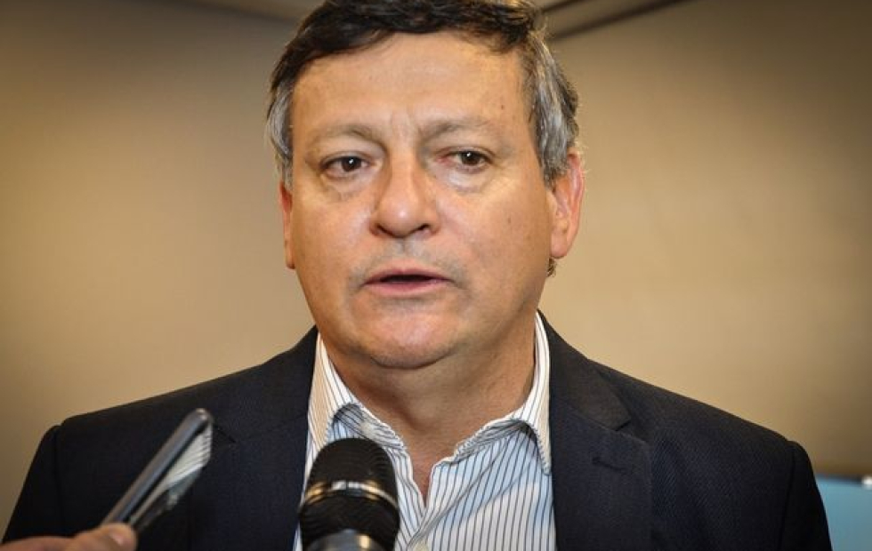 Domingo Peppo, uno de los beneficiados del "Vacunatorio VIP"