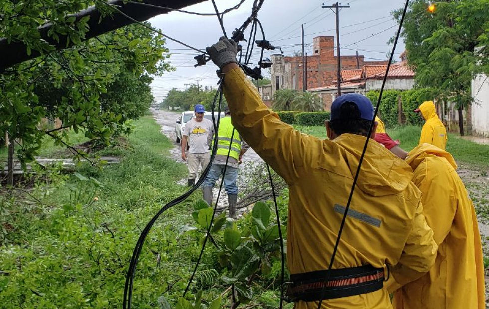 Temporal de la noche del sábado deja cuantiosos daños materiales en todo clorinda