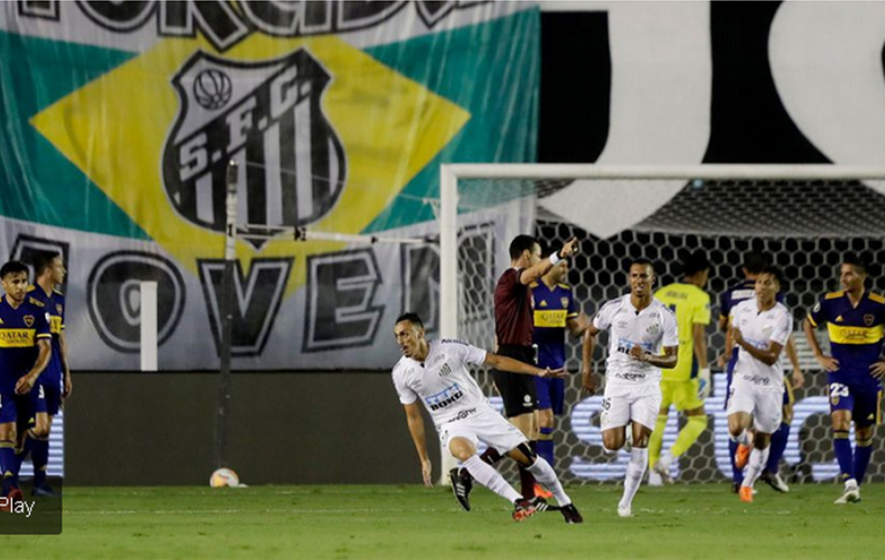 Boca cayó sin atenuantes 3-0 ante Santos y quedó eliminado de la Copa Libertadores