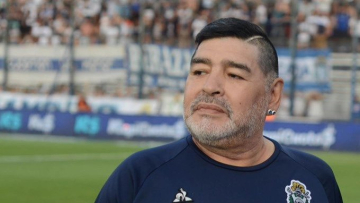 Foto- Diego Maradona cerca del alta para volver a su domicilio..jpg