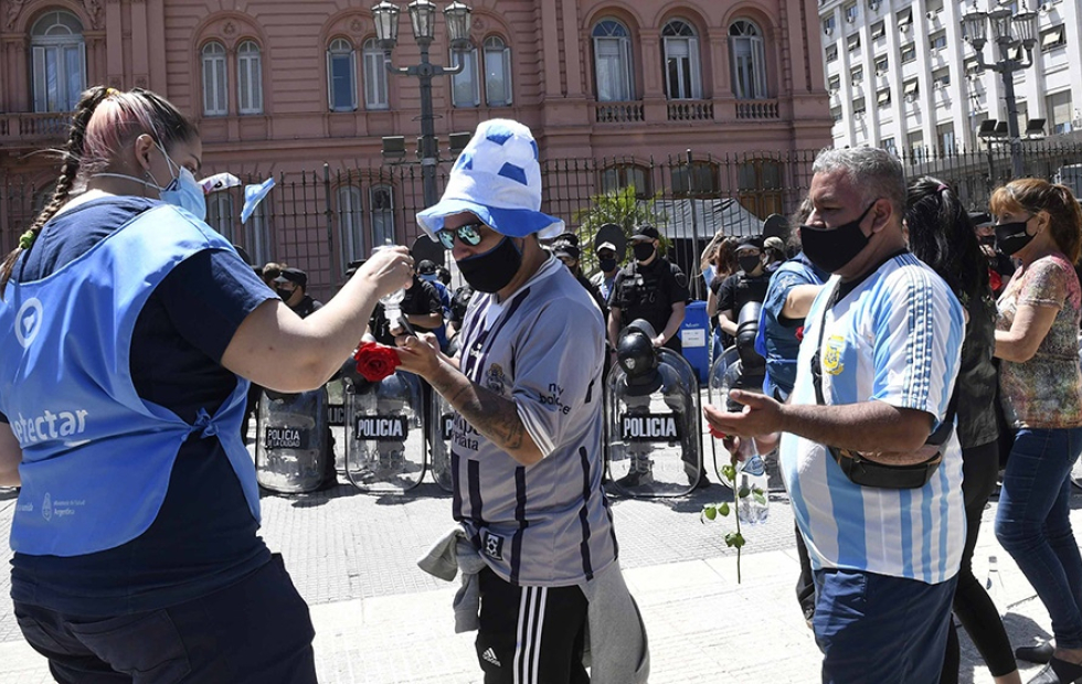 Cómo es el operativo del Ministerio de Salud en la despedida a Diego Maradona