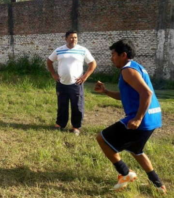 Foto- Alfredo Correa y Fátima en el programa Clubes en Obra de Nación.jpg