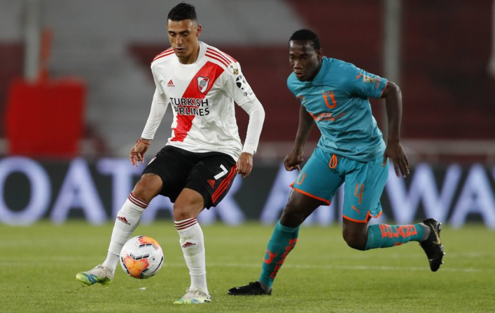 River goleó a la Liga de Quito y ganó su grupo