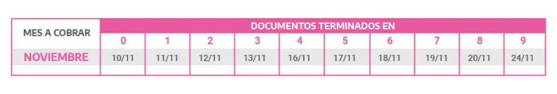 CALENDARIO DE PAGOS NOVIEMBRE Asignacion por Embarazo.png
