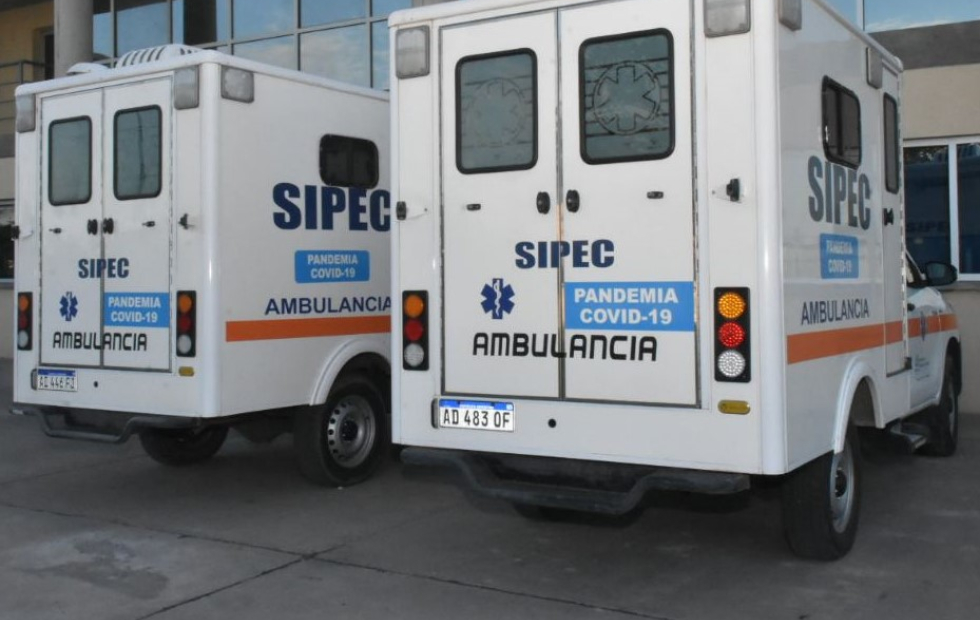 Ambulancias del SIPEC destinadas para el exclusivo traslado de pacientes COVID-19