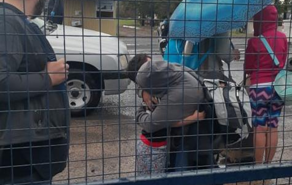 Abrazo interminable: tras casi 9 meses Mariana se reencontró con su hijo