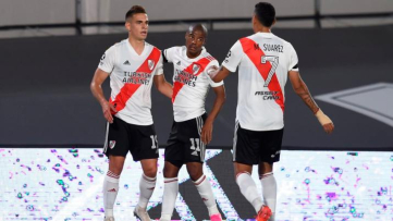 Foto- River no jugó bien pero sacó provecho del pobre equipo rosarino..jpg