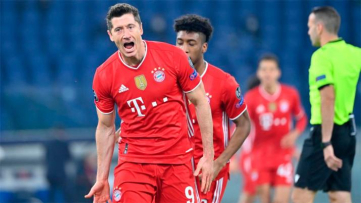 Foto- Roberto Lewandoswki fue el autor del primer gol alemán..jpg