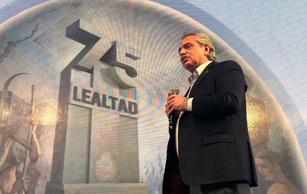 Alberto Fernández: "Menos mal que el peronismo está gobernando en este momento"