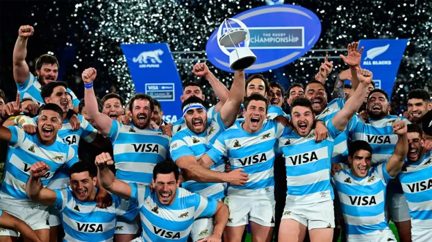 Los Pumas festejaron ante los All Blacks por primera vez en la Argentina |  El Comercial